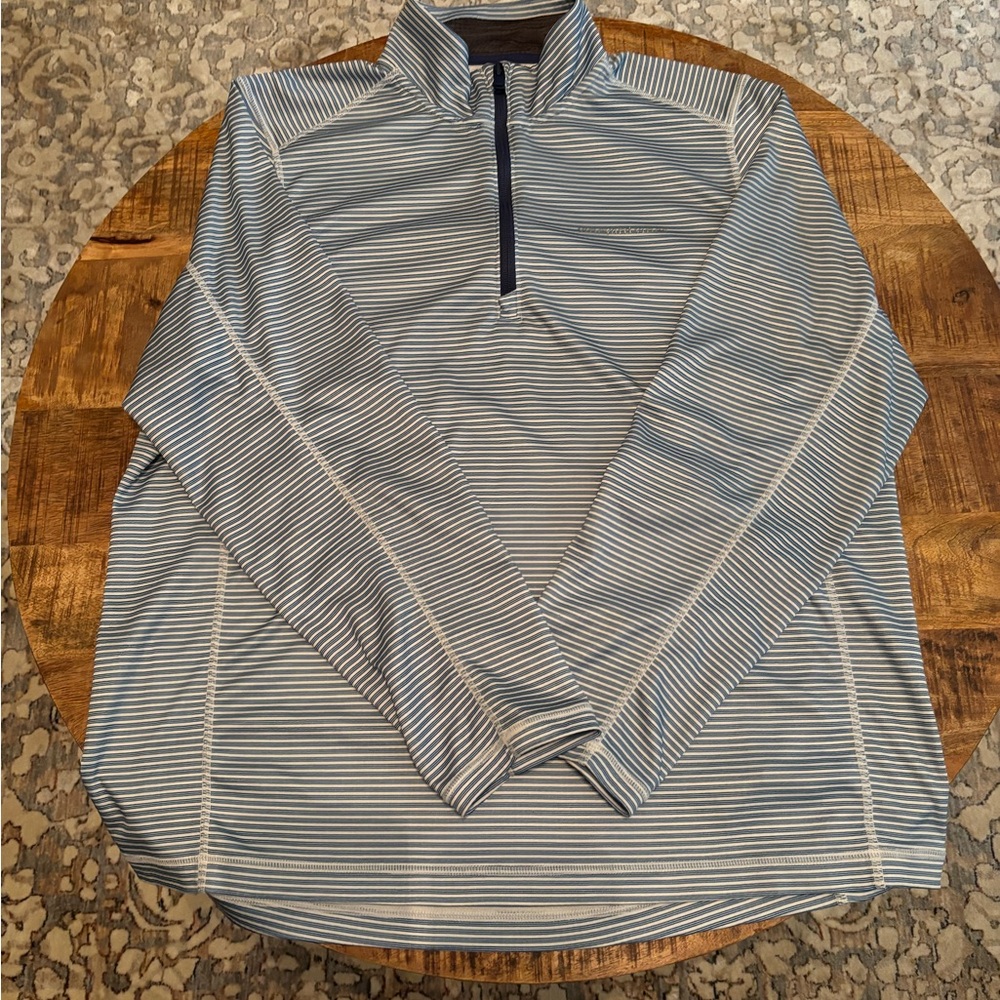 Vineyard Vines Blue Striped Men's Pullover - Picture 2 of 4